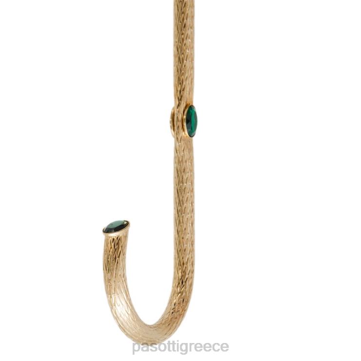 ομπρέλα | PASOTTI 189 hawaii p5 - μαύρη ομπρέλα με εσωτερικό παγώνι διπλό ύφασμα 2N6B8415 για άνδρες και γυναίκες